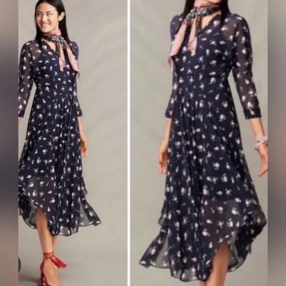 CAbi Dream Dress In Pemberly Floral Print